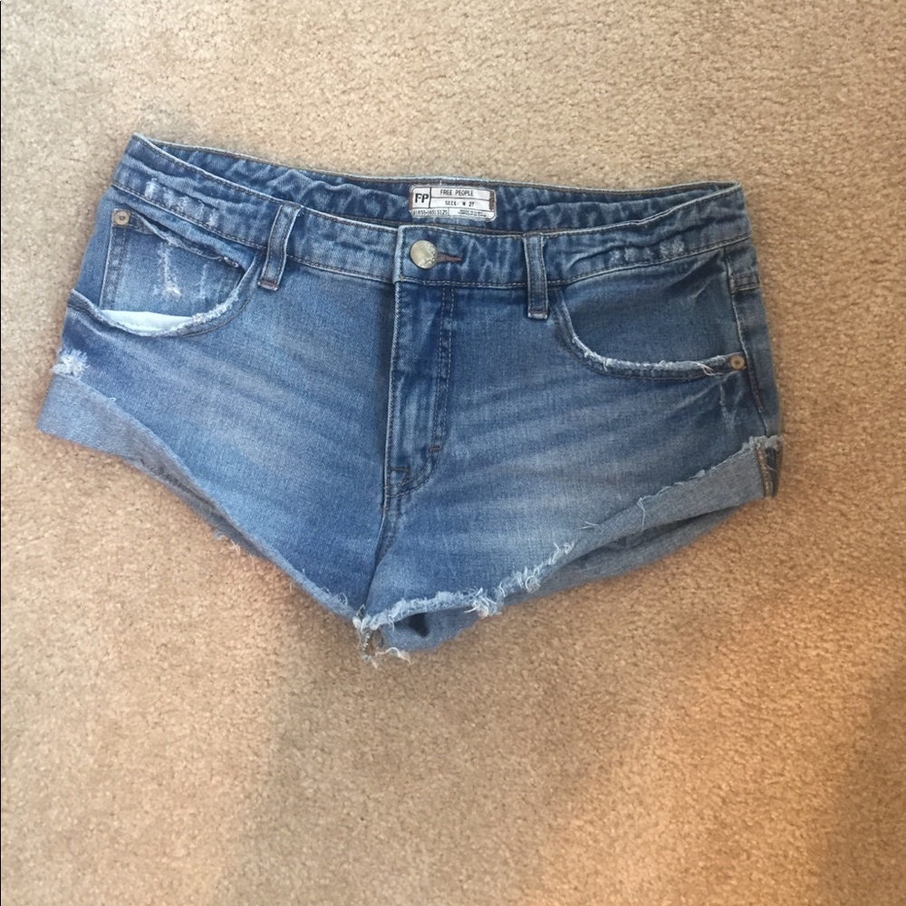Free People Denim Shorts Size 27