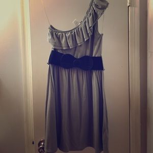 One shoulder dress