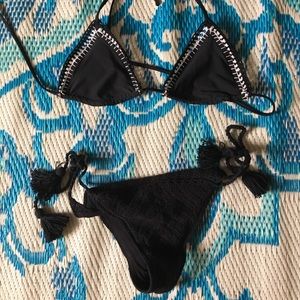 Aerie two piece crotchet bathing suit