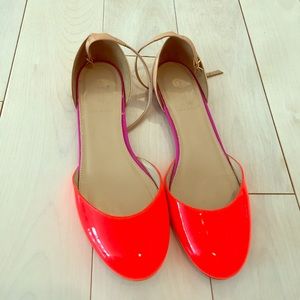 J.Crew Neon sandals size 7.5