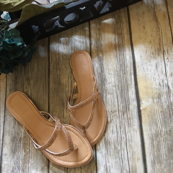 G.C Shoes Shoes - 🦋Sparkling Rose Gold Sandals