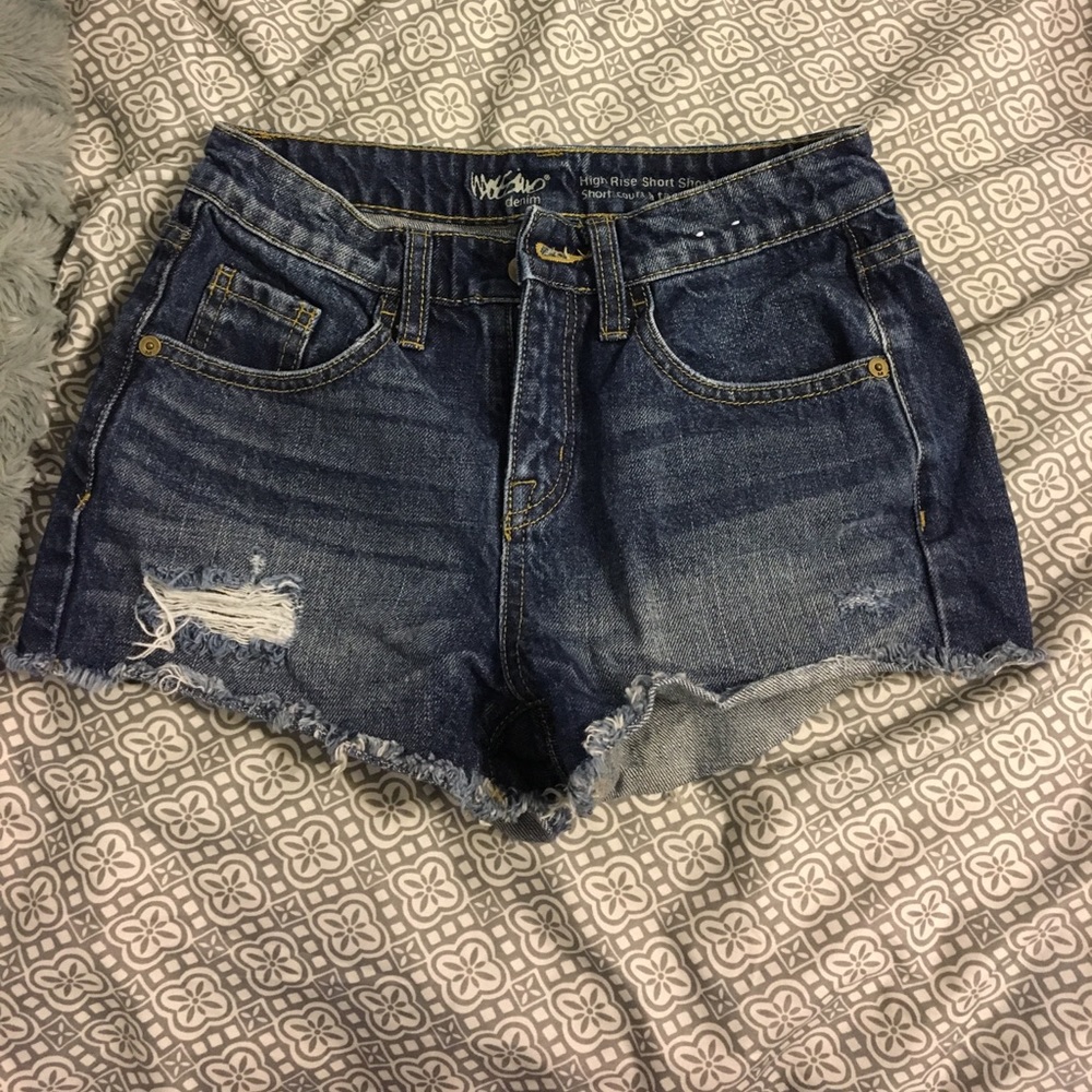 High waisted shorts