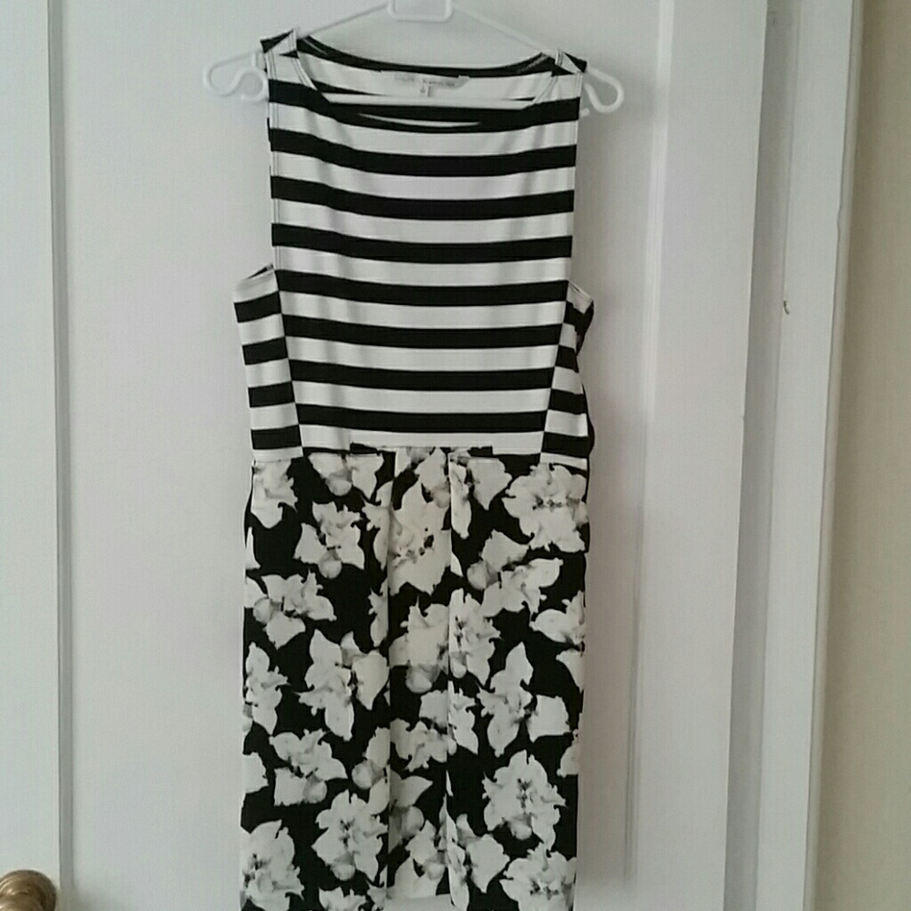 Black and white dress