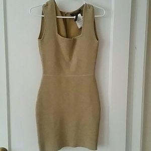 Bcbg Gold Dress