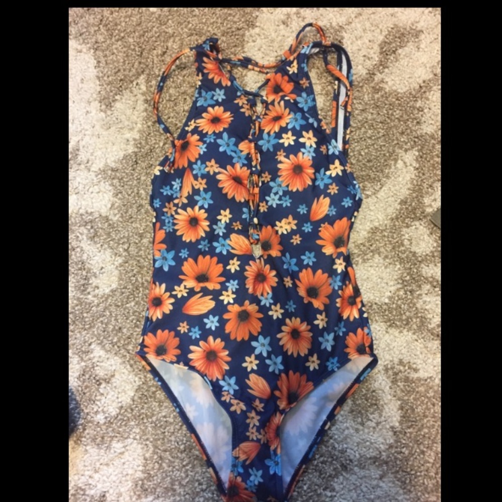 NWT Floral One Piece