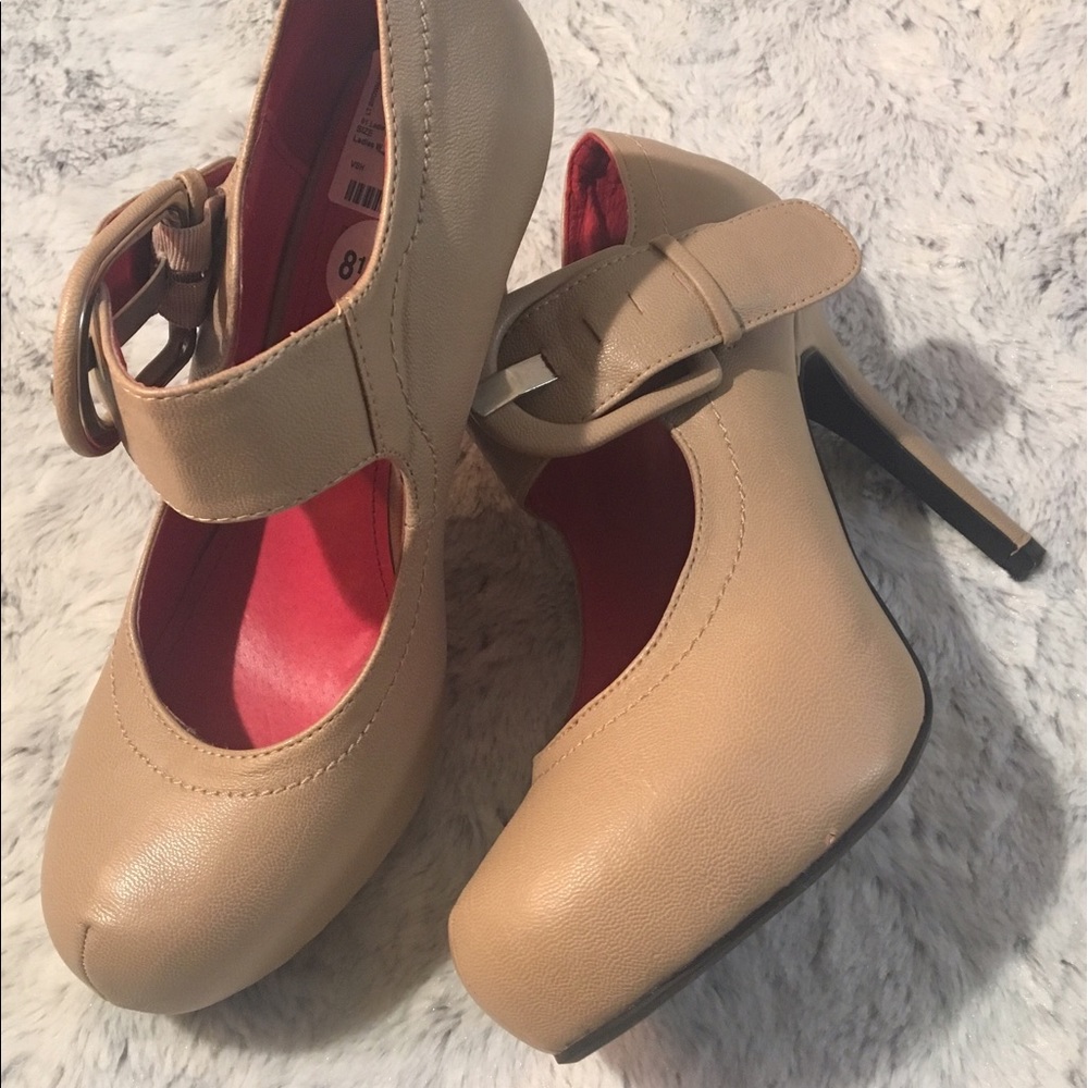 Madeline Stuart Nude Platform MaryJane Heel 8.5W