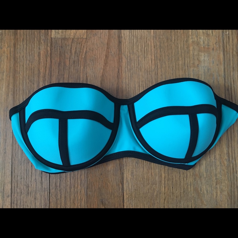 mint push up bikini top