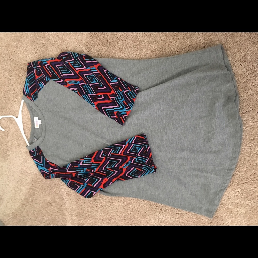 M LulaRoe Randy baseball T
