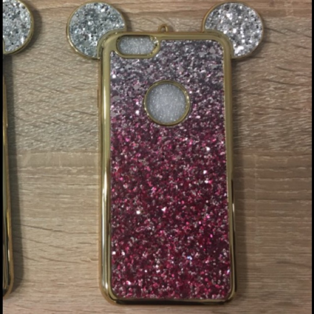 Sequin glitter iPhone plus case