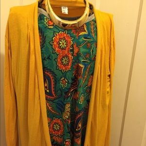 Mustard cardigan by Cents of Style