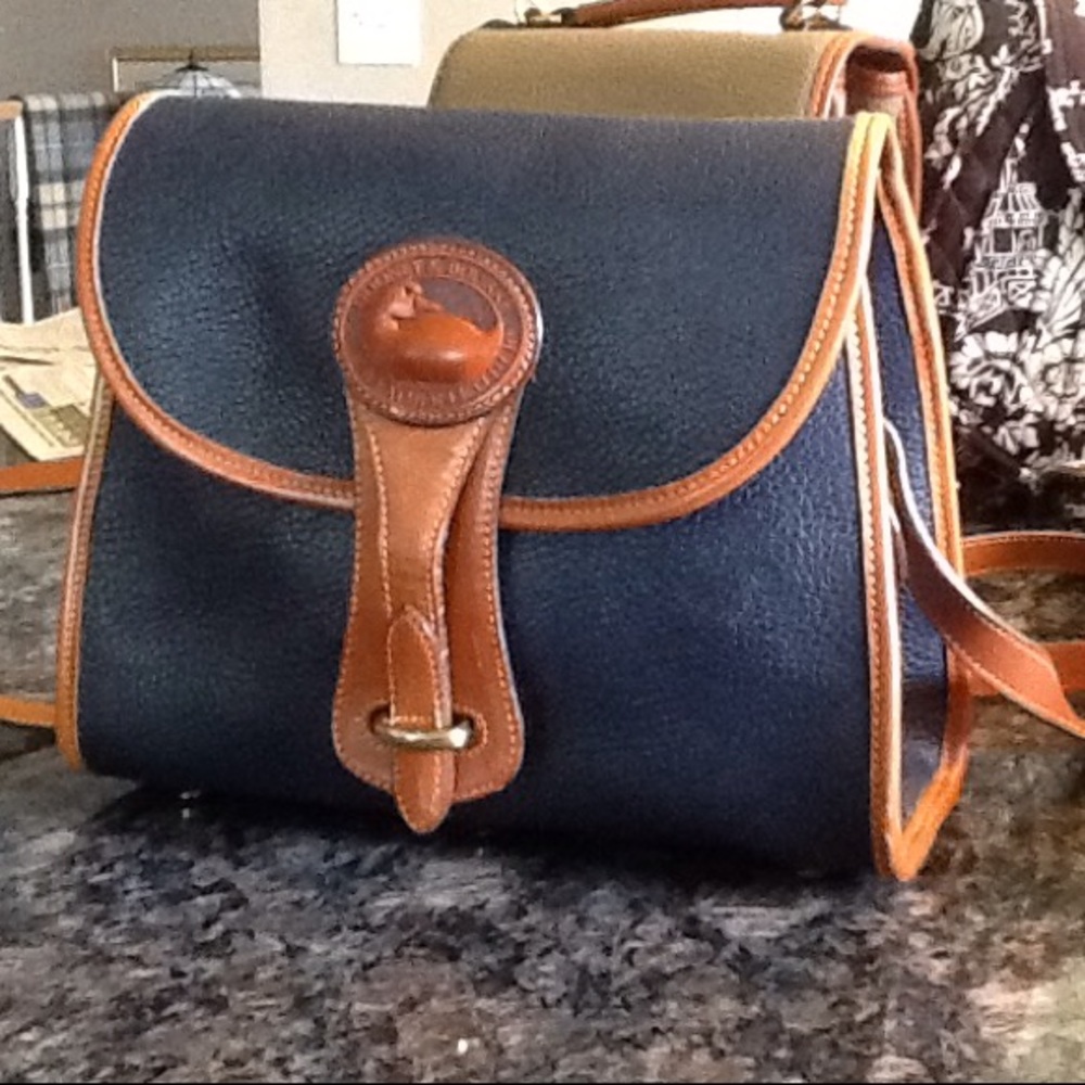 Navy blue Dooney and bourke purse