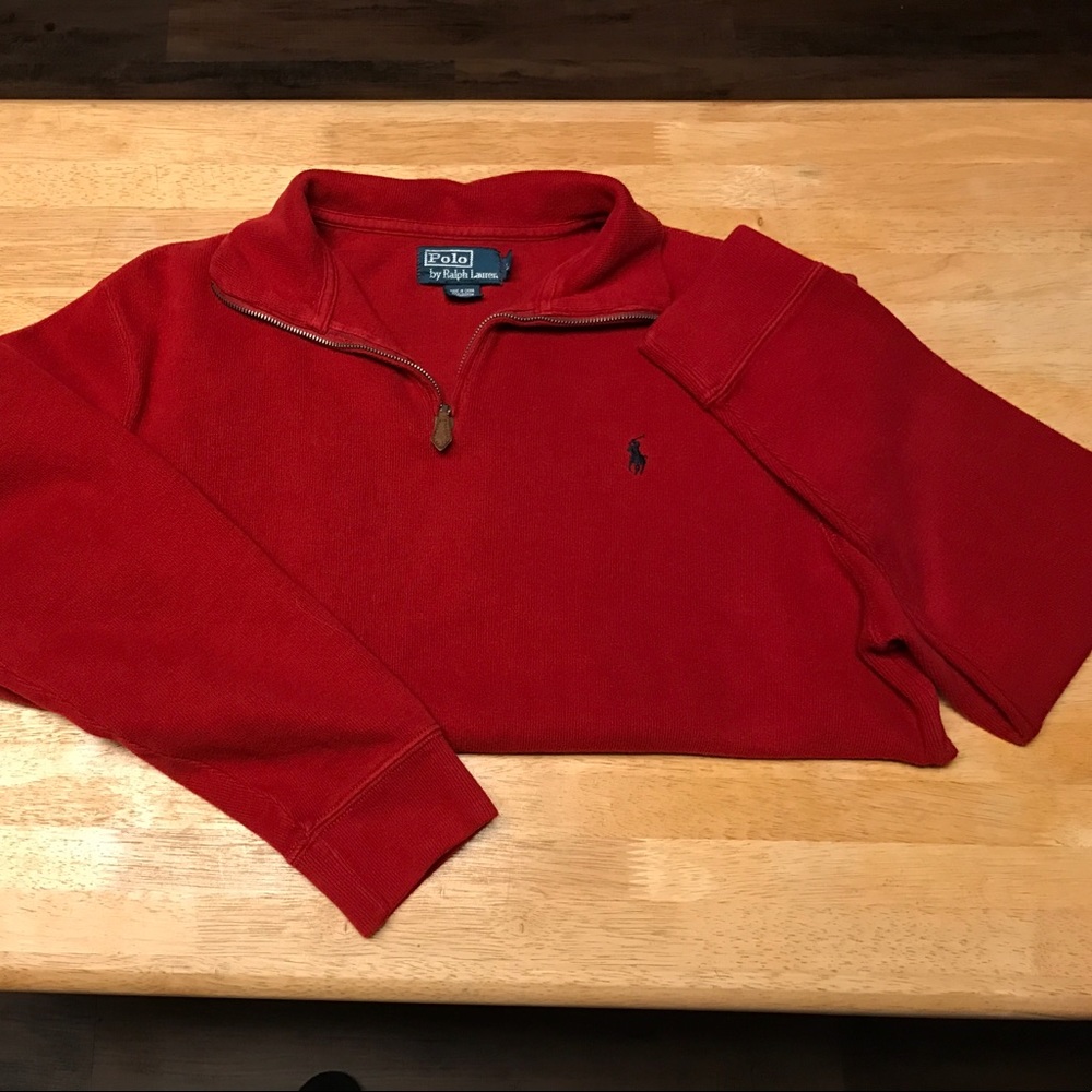 👓 Men's Large Red Polo shirt 👓