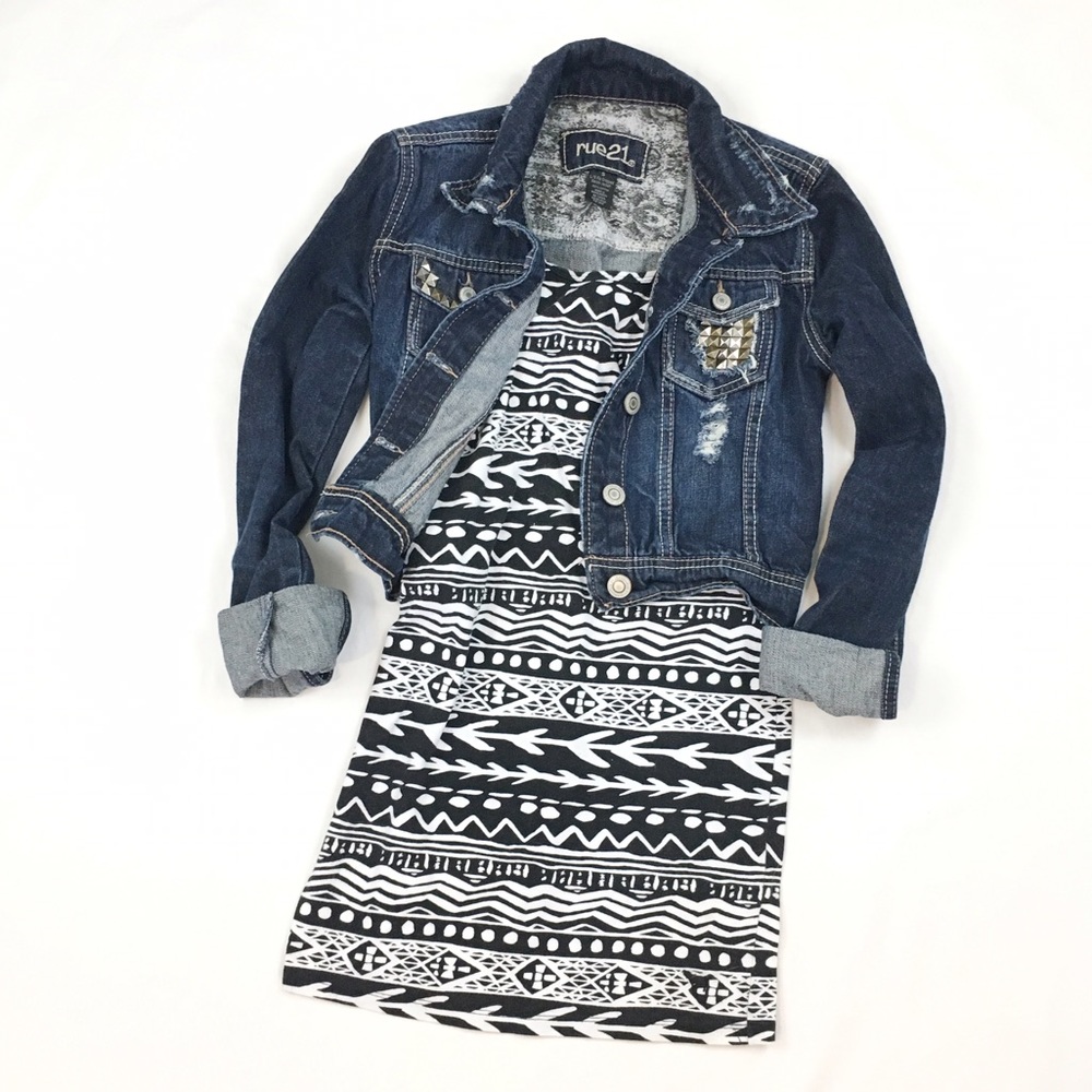 VS Aztec bodycon dress