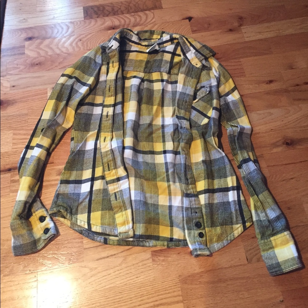 Black and yellow flannel