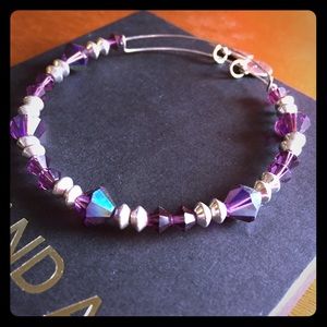 ALEX AND ANI Swarovski crystal beaded bangle