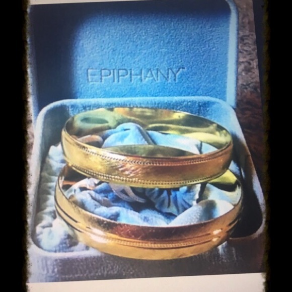 EPIPHANY Amazing 😉 2 Gold Plated Bangles M/L💋 - Picture 1 of 4
