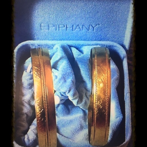 EPIPHANY Amazing ๐ 2 Gold Plated Bangles M/L๐ - Picture 2 of 4