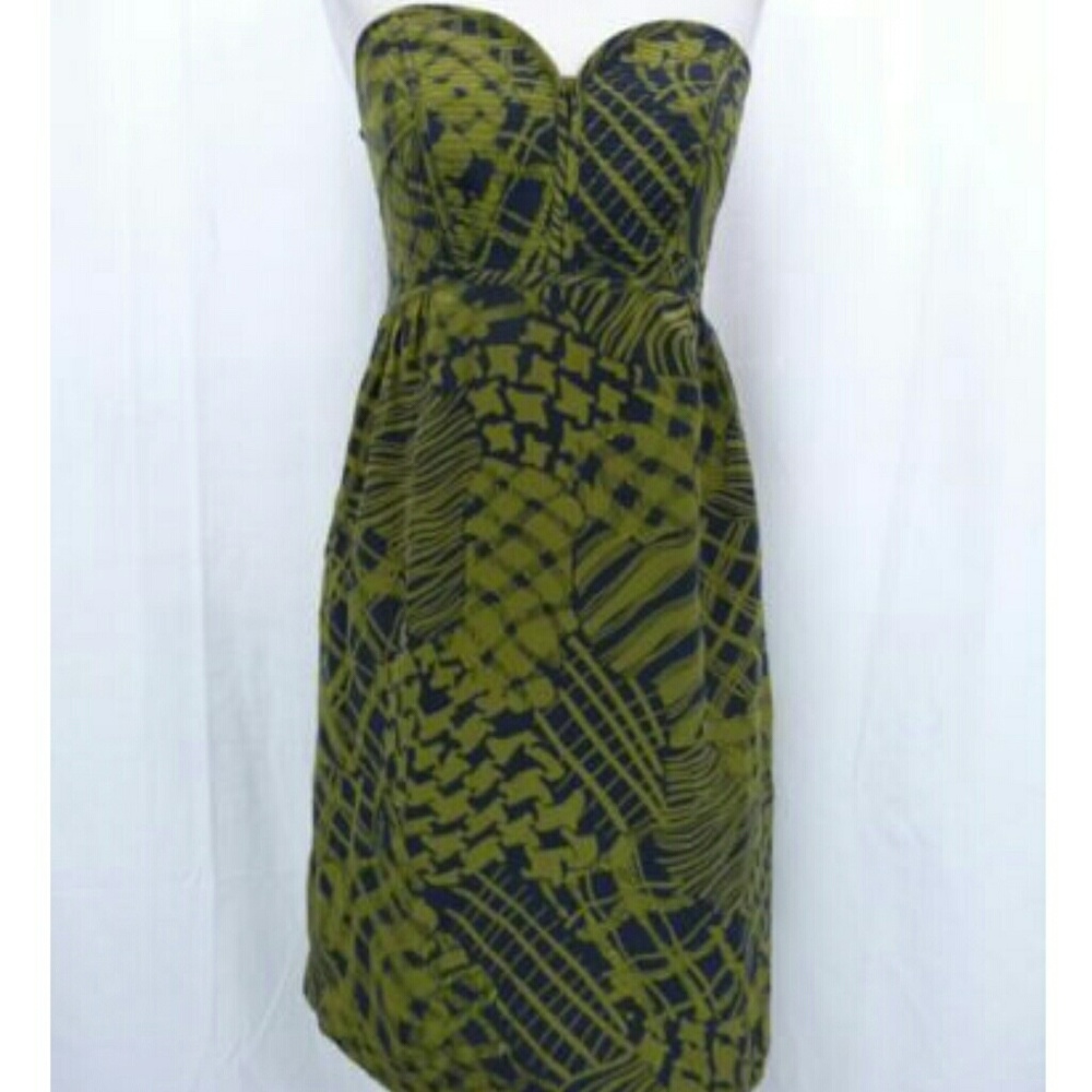 Silken Stitches Dress by Maple Anthropologie