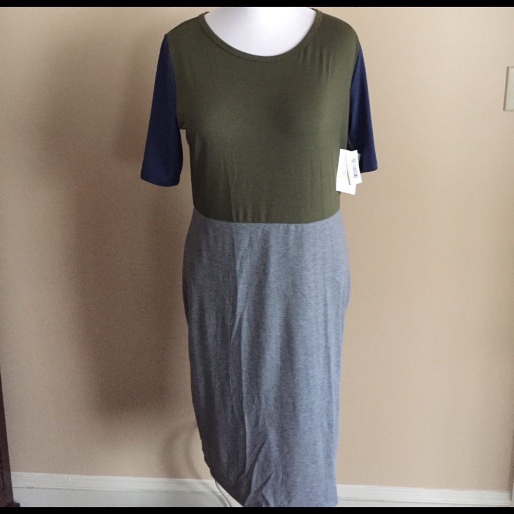 LuLaRoe Julia color block