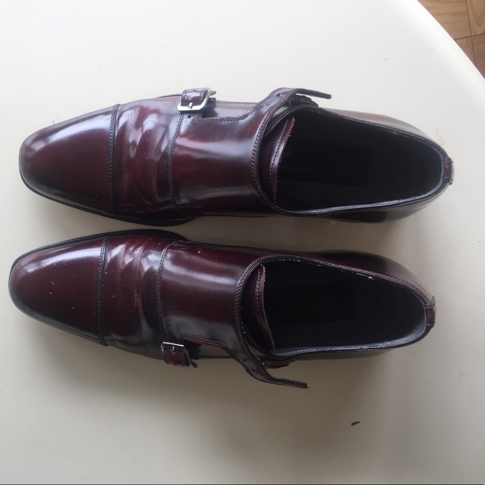 To Boot New York Red Double Monk Strap