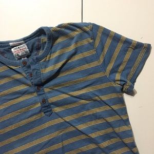 Vintage Striped Lucky Brand Henley Tee