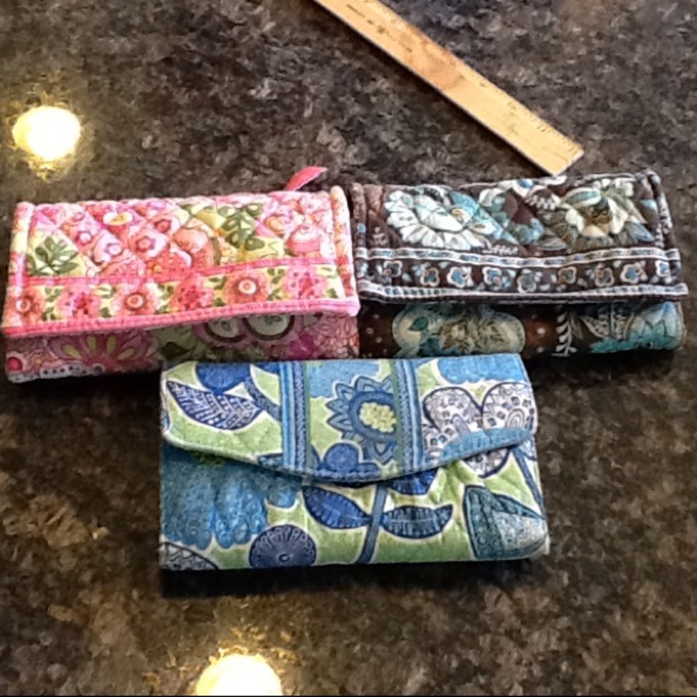 Vera Bradley wallets.