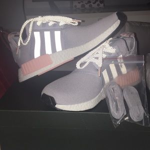 Adidas NMD R1 Offspring gray and pink size 8