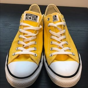 Yellow converse perfect condition