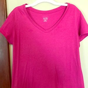 Pink Champion Workout V-Neck