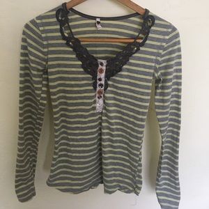 Long Sleeved Striped Shirt