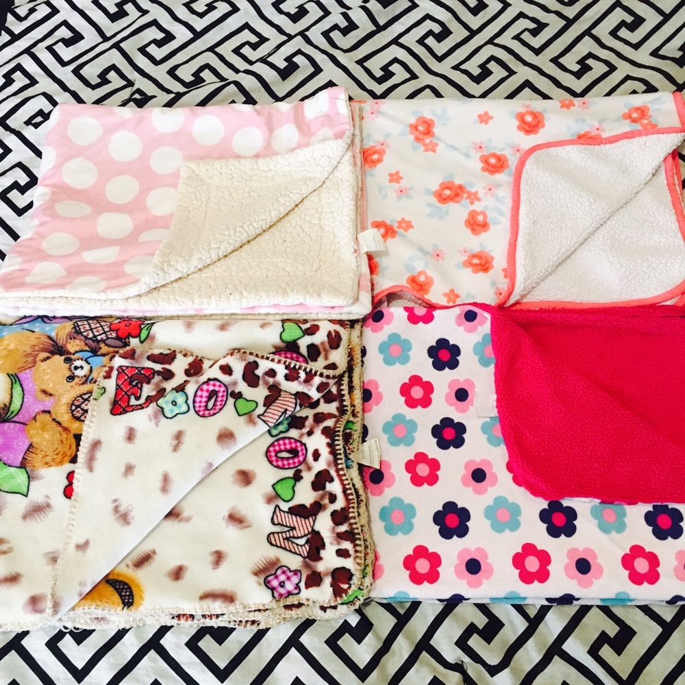 4 Baby Blankets