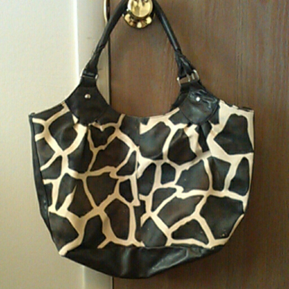 Girraffe Print Bag