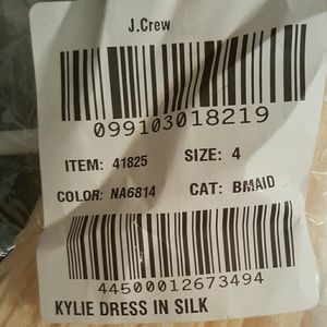 J Crew bridesmaid dress. Kylie. Size 4