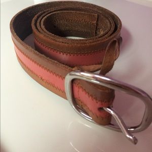 Leather belt