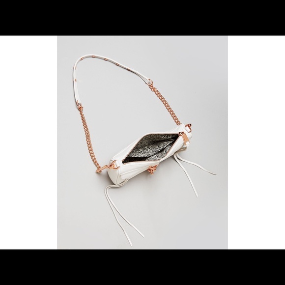 REBECCA MINKOFF IVORY CROSSBODY MINI MAC ROSE GOLD - Picture 2 of 4