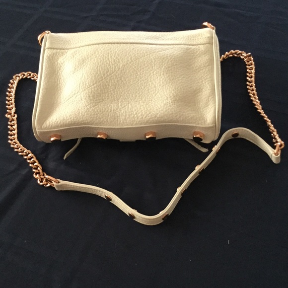 REBECCA MINKOFF IVORY CROSSBODY MINI MAC ROSE GOLD - Picture 4 of 4