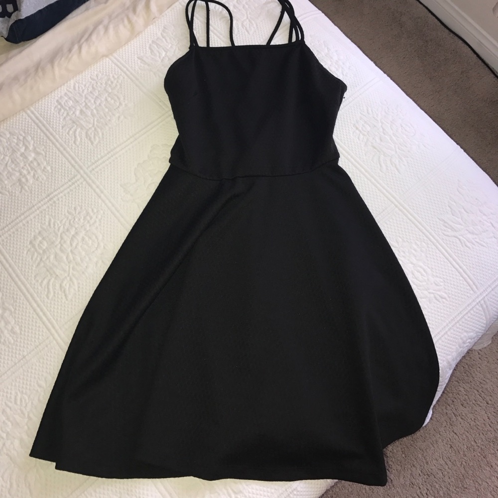 Flirty black dress