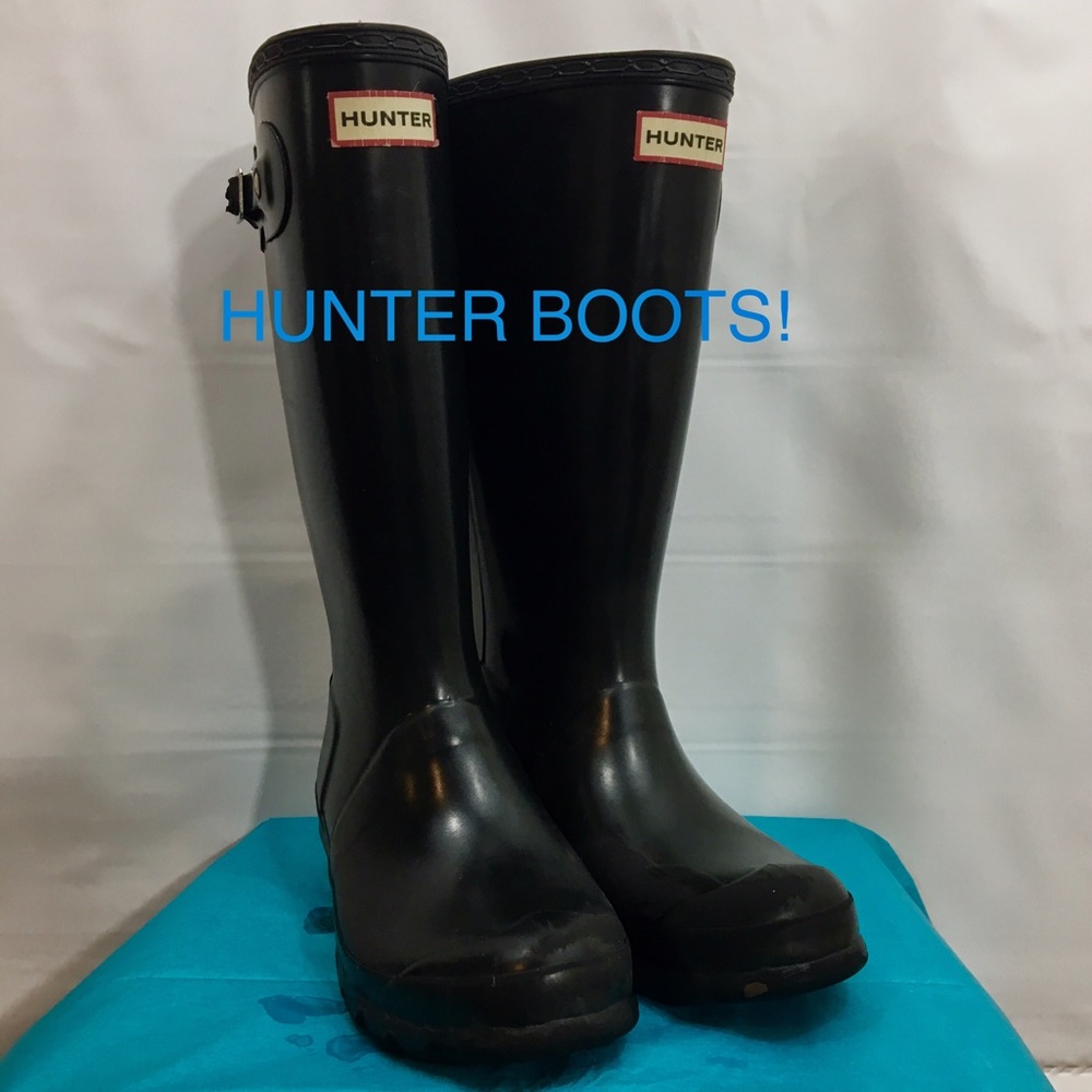 🖤BLACK🖤 HUNTER BOOTS (kids size) NOT FOR TRADE
