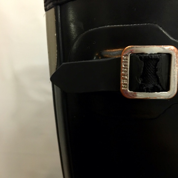 🖤BLACK🖤 HUNTER BOOTS (kids size) NOT FOR TRADE - Picture 3 of 8