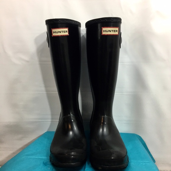 🖤BLACK🖤 HUNTER BOOTS (kids size) NOT FOR TRADE - Picture 6 of 8