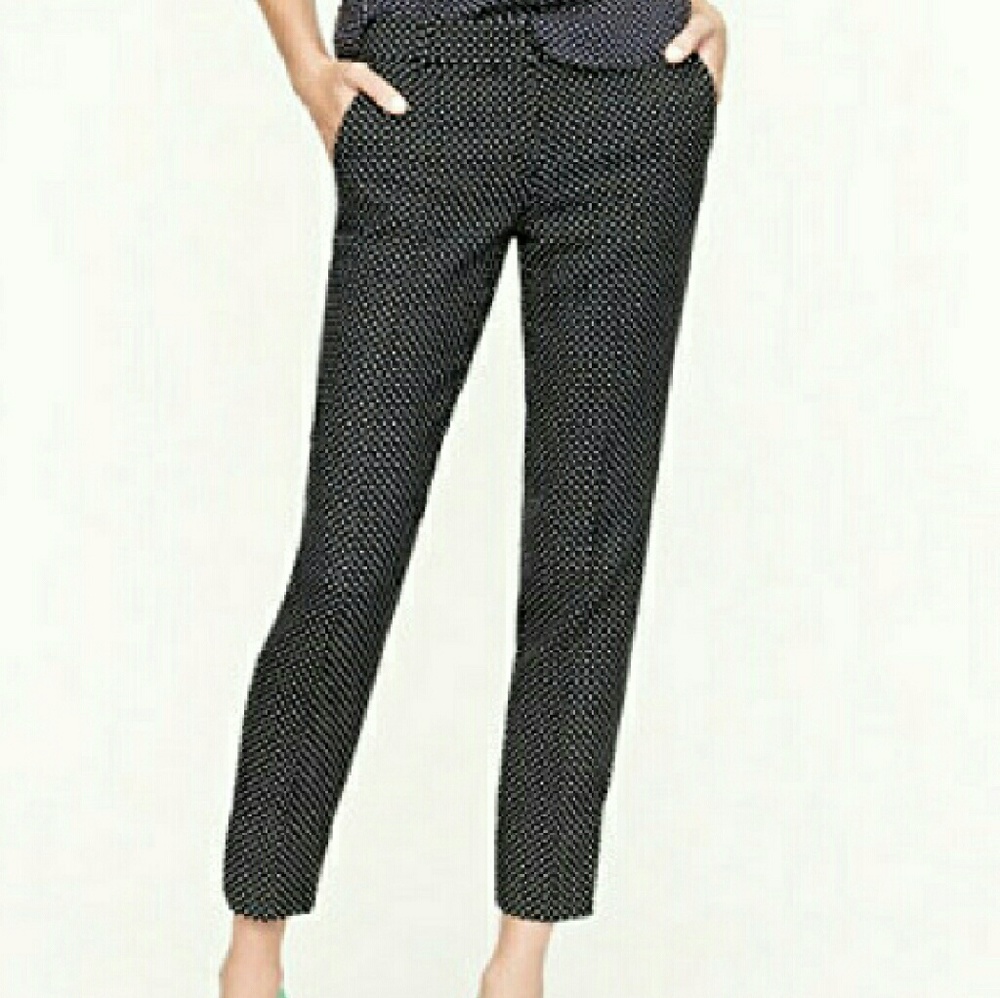 Jcrew Tiny Dot Cafe Capri - image 1