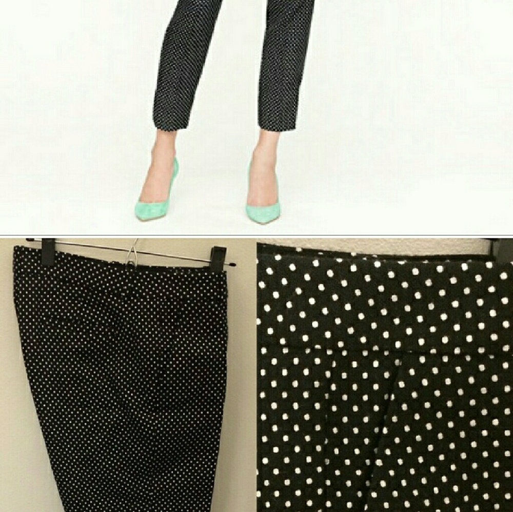 Jcrew Tiny Dot Cafe Capri - image 2
