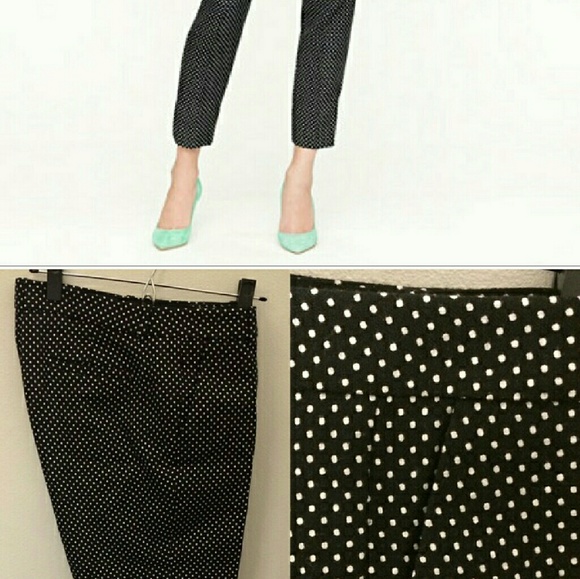 Jcrew tiny dot cafe capri - Picture 2 of 4