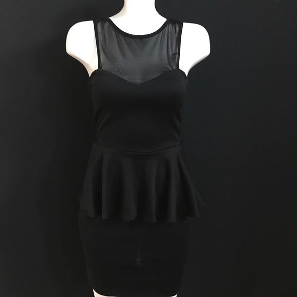 Arden B Peplum Dress - Picture 1 of 5