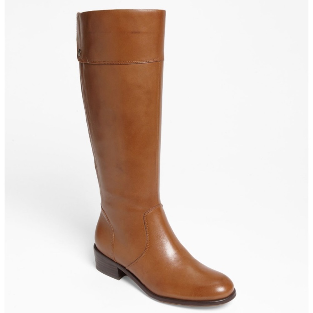 Corso Como Samual Tan Leather Riding Boots
