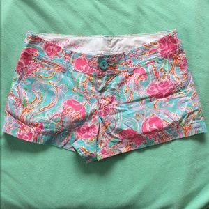 Lilly Pulitzer Jellyfish Pattern Walsh Shorts