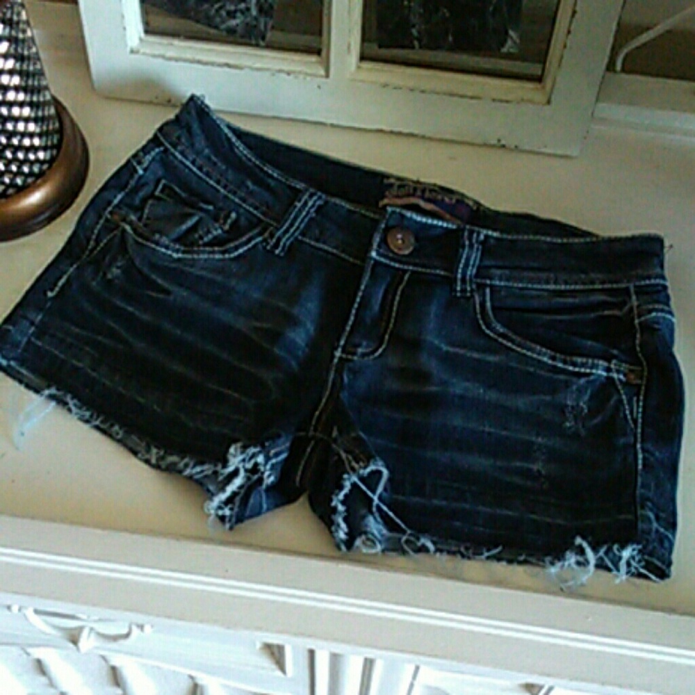 Dark Wash Jean Shorts
