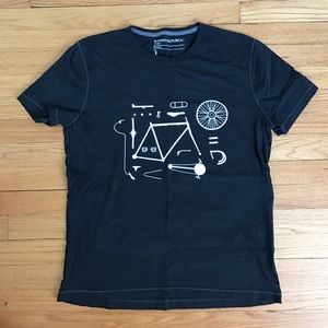 Banana Republic men's deconstructed bicycle tee