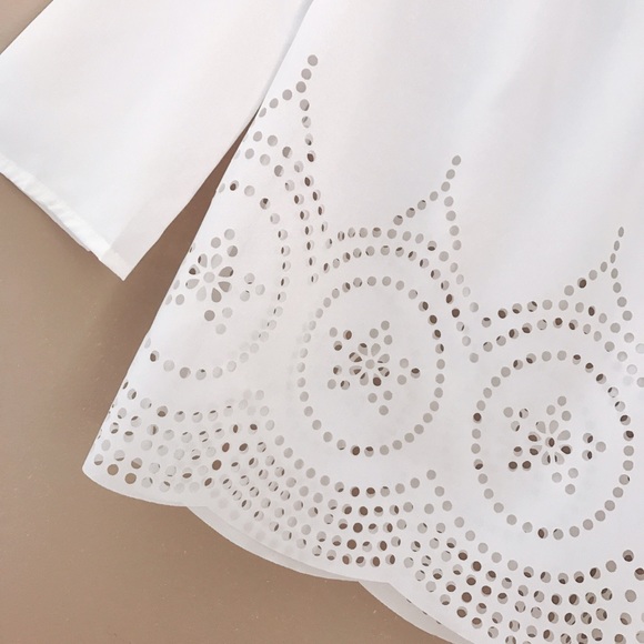 🌵MAKE AN OFFER🌵Santorini Off Shoulder Top - Picture 6 of 8