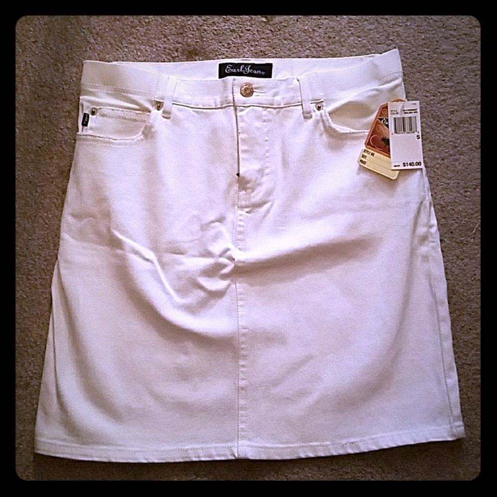 Earl Jeans white MATERNITY skirt, new w/tags